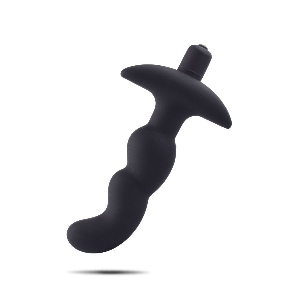 vibratore e stimolatore prostata black twist toyz4lovers lato sinistro