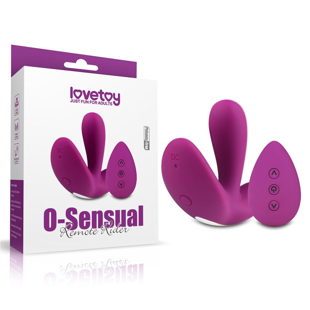 stimolatore con telecomando o sensual rider lovetoy scatola