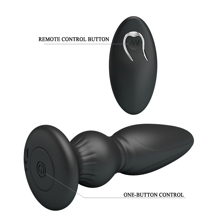 vibratore anale deep vibe nero mr play
