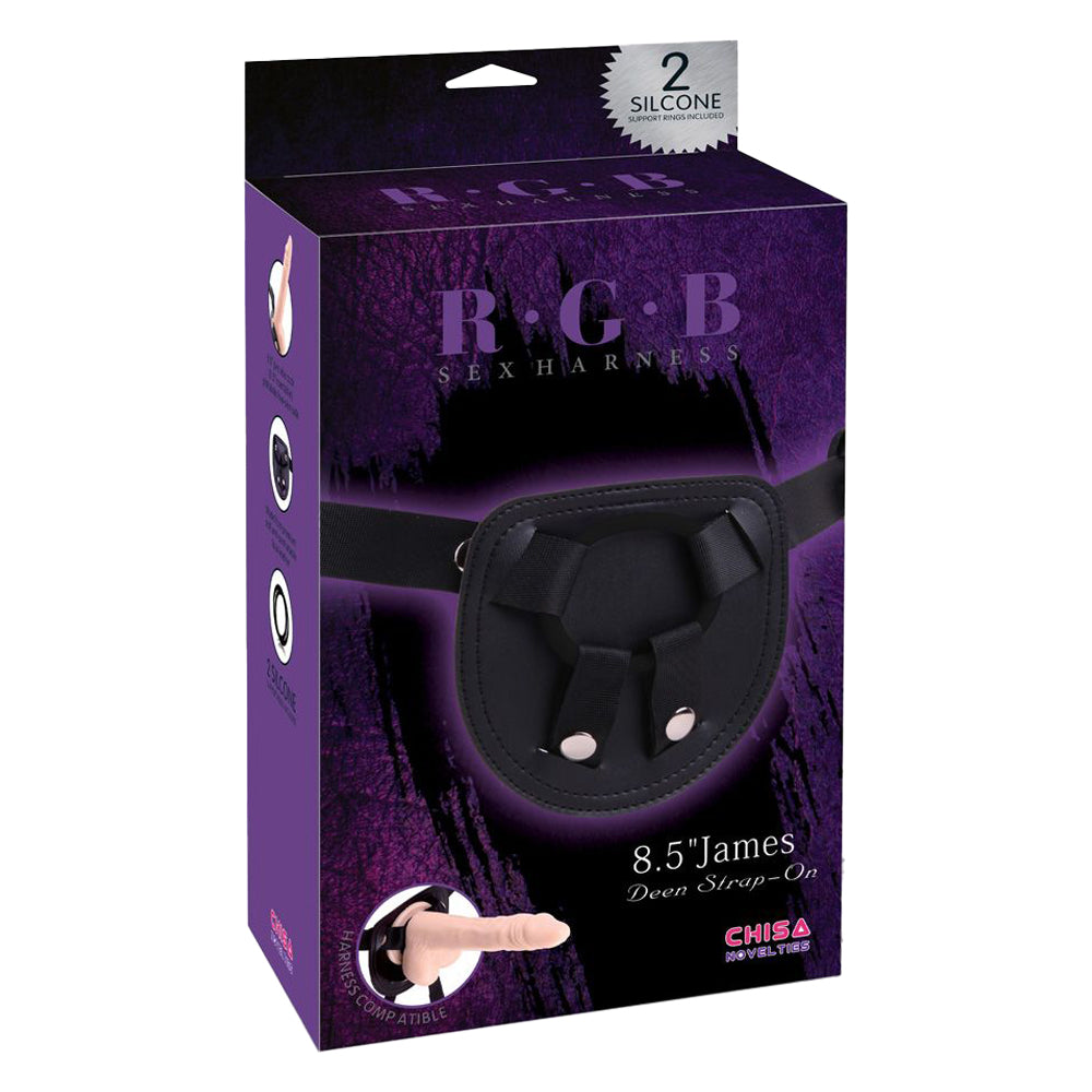 strap on james deen rosa flesh chisa confezione