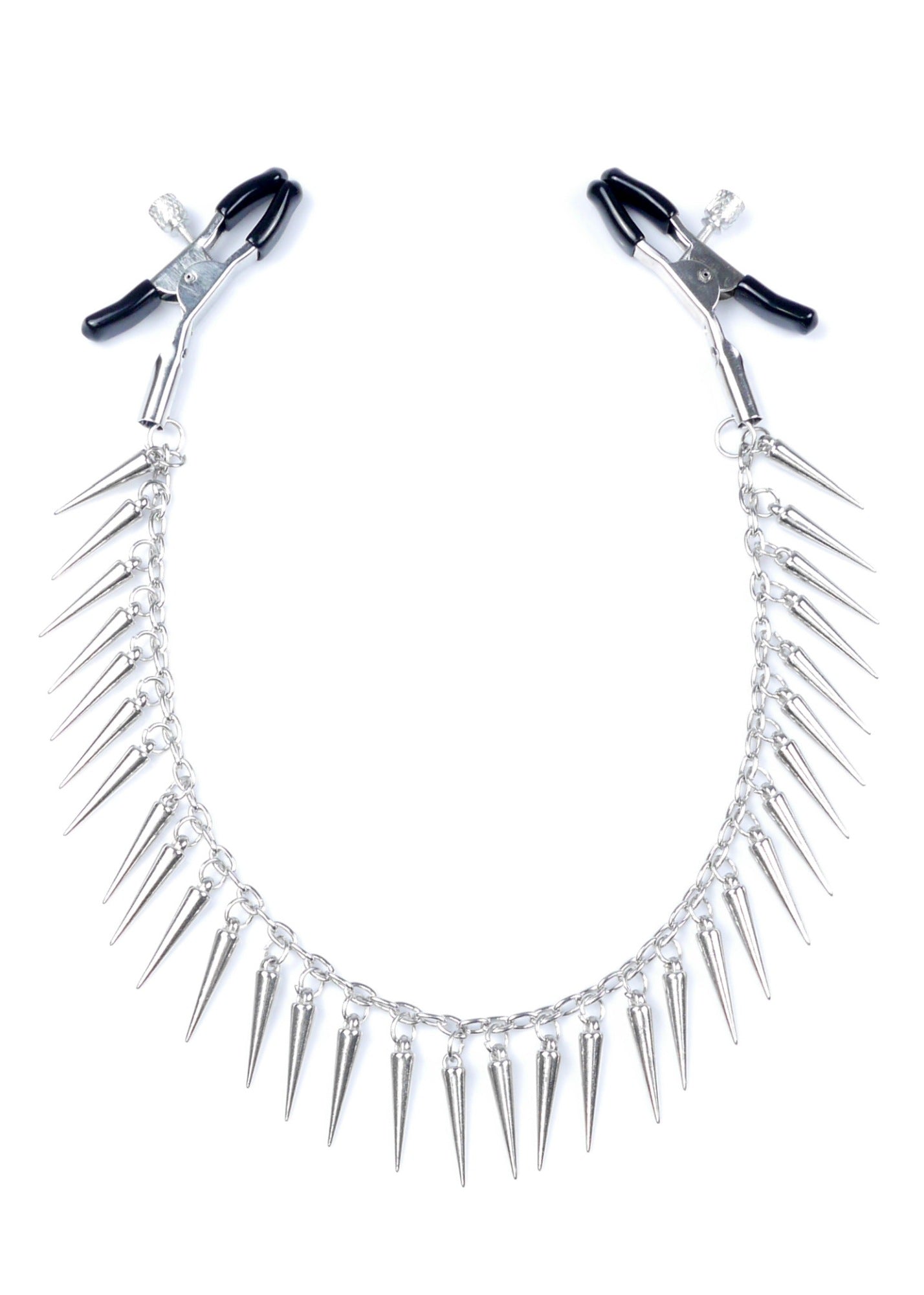 pinzette per capezzoli silver chain