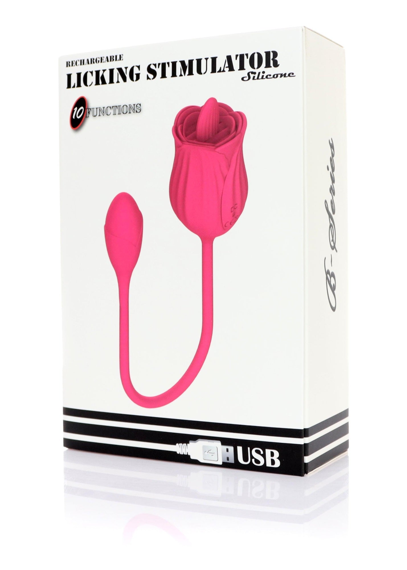 vibratore doppia stimolazione flower pink b series