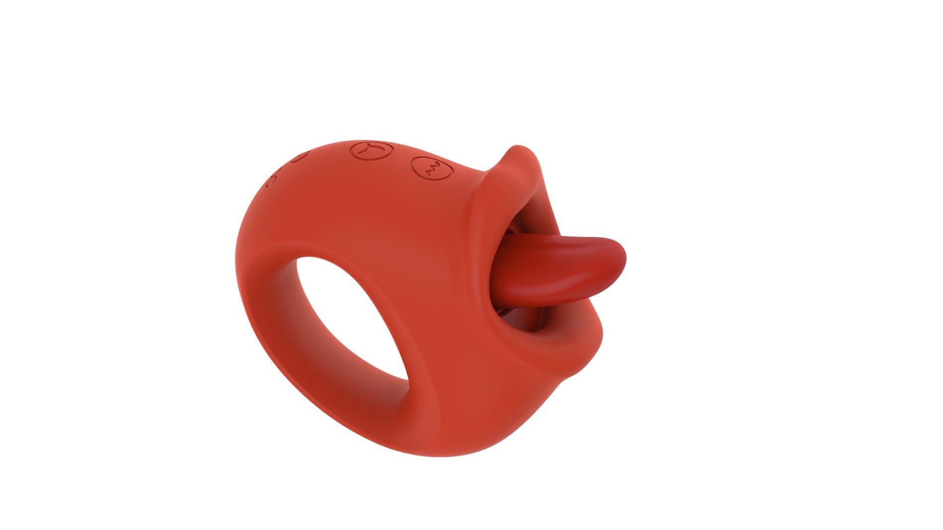 vibratore clitoride licking stimulator rosso b series