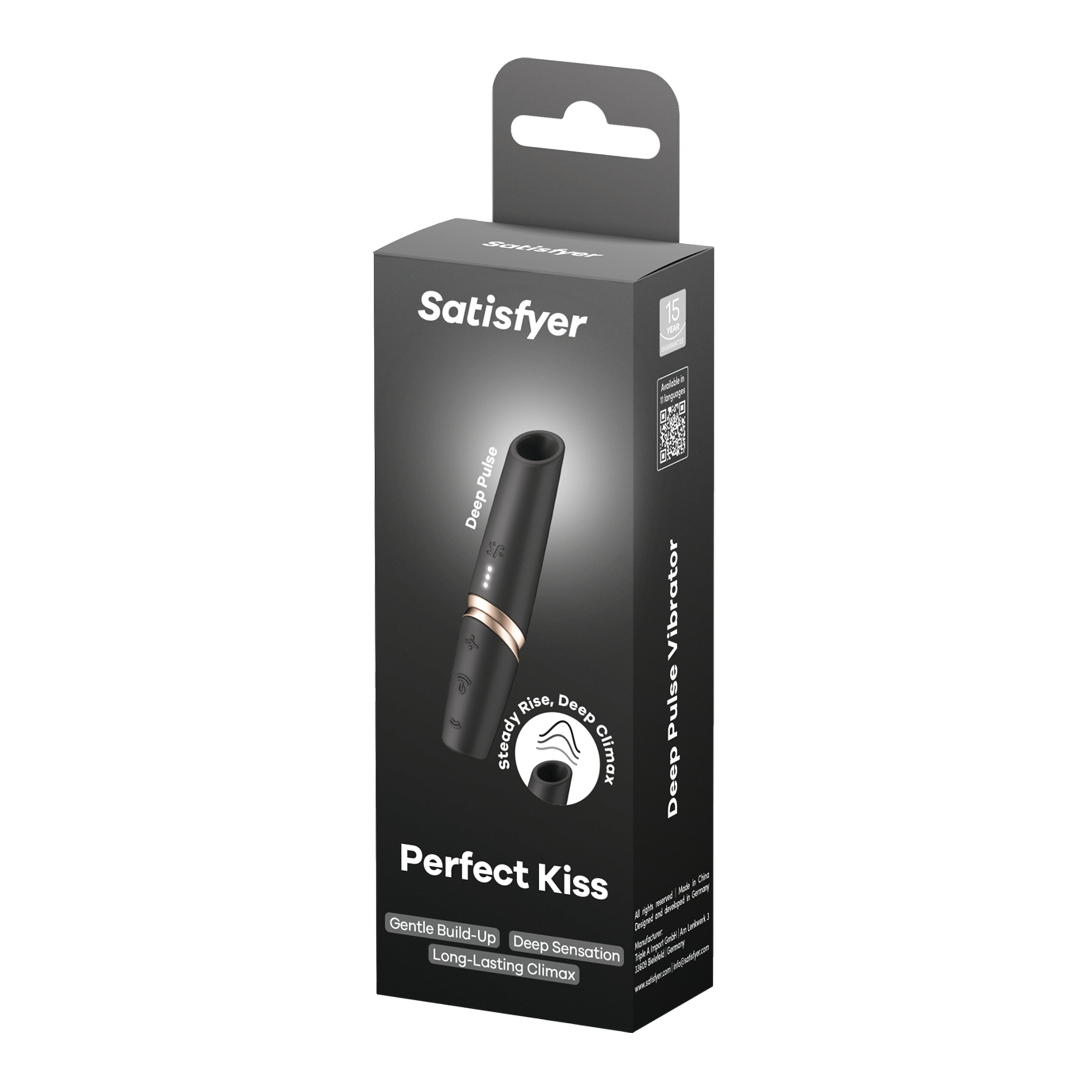 succhia clitoride perfect kiss nero satisfyer