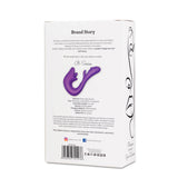 vibratore doppia stimolazione tongue flap viola b series