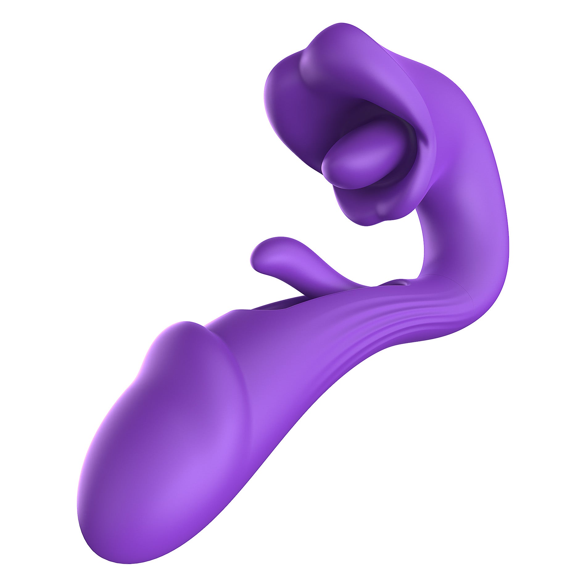 vibratore doppia stimolazione tongue flap viola b series