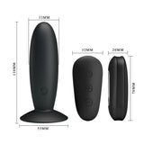 vibratore anale remote control raven nero mr play