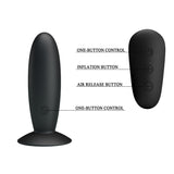 vibratore anale remote control raven nero mr play