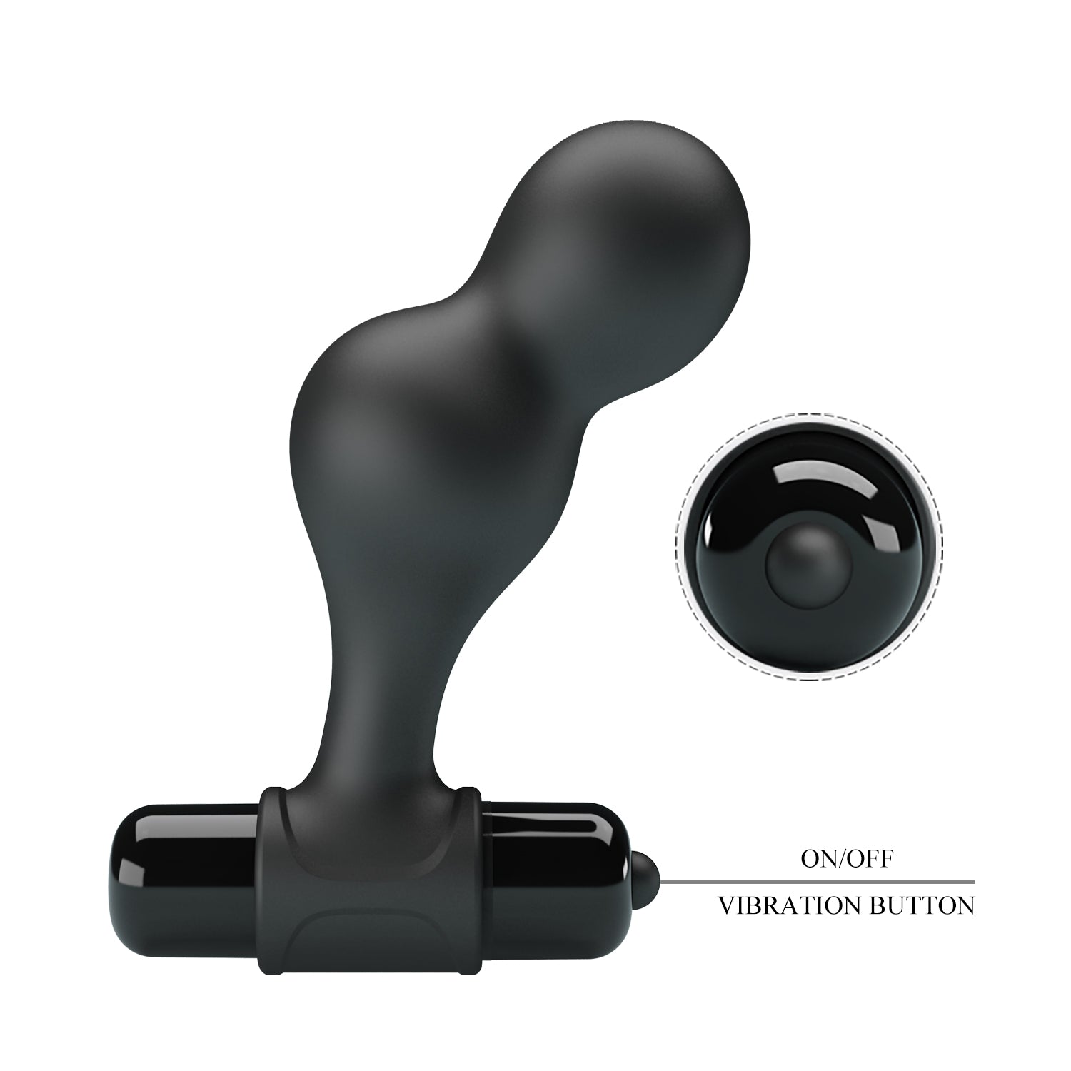 stimolatore prostata rogue wave nero mr play