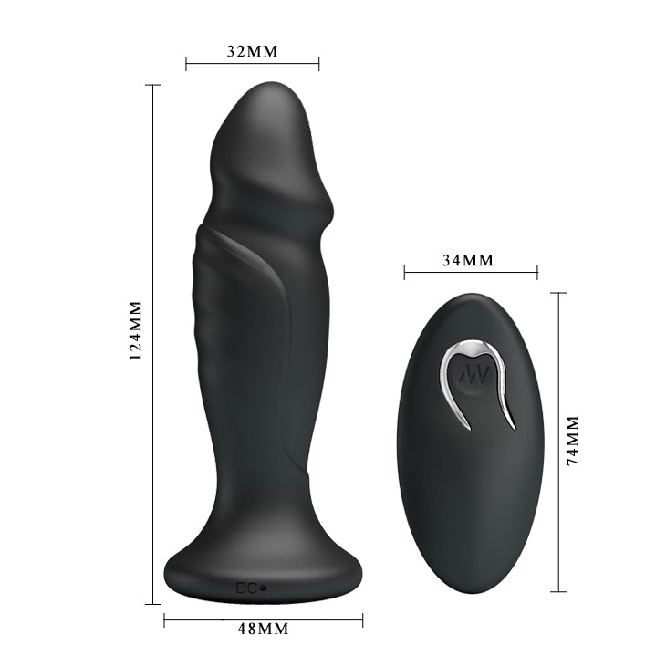 vibratore anale back bliss nero mr play
