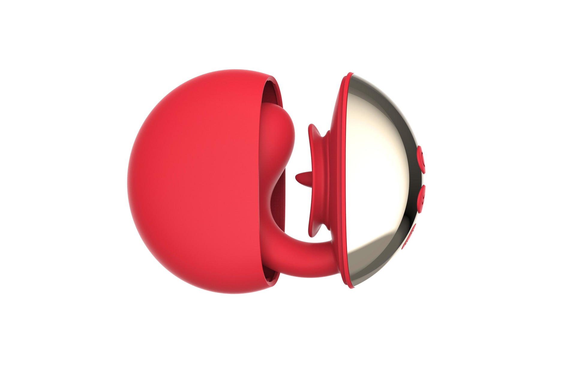 vibratore doppia stimolazione pulse rosso