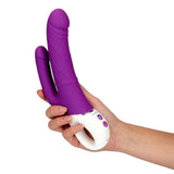 vibratore doppio booty call confronto con mano