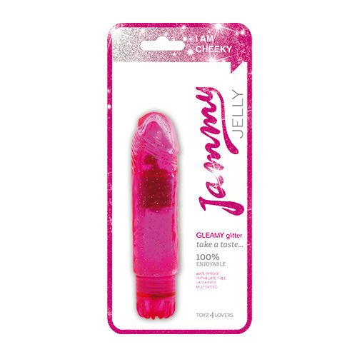 vibratore gleamy glitter pink toyz4lovers confezione