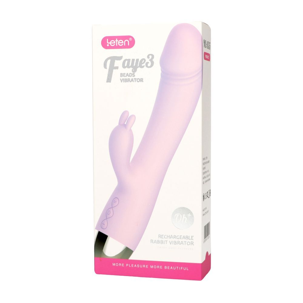 vibratore rabbit faye 3 viola scatola