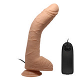 dildo xxl beautiful vibrant sickle rosa flesh baile