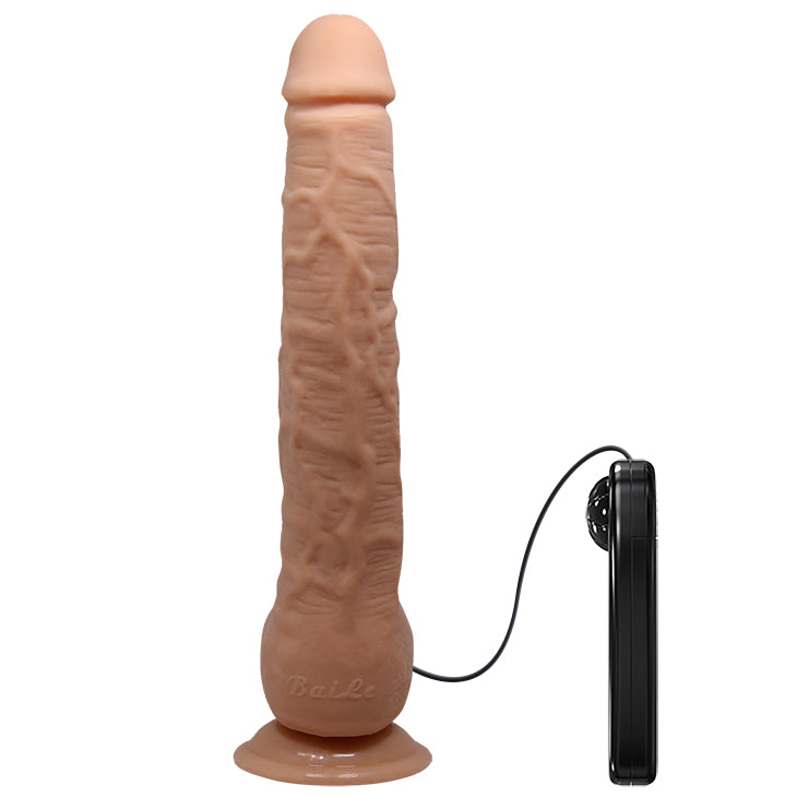 dildo xxl beautiful  vibrant stright rosa flesh baile