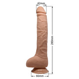 dildo xxl beautiful  vibrant stright rosa flesh baile
