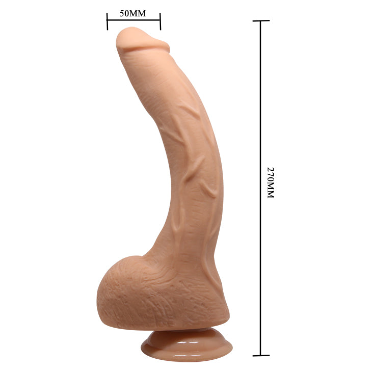 dildo xxl beautiful vibrant vigorous rosa flesh baile
