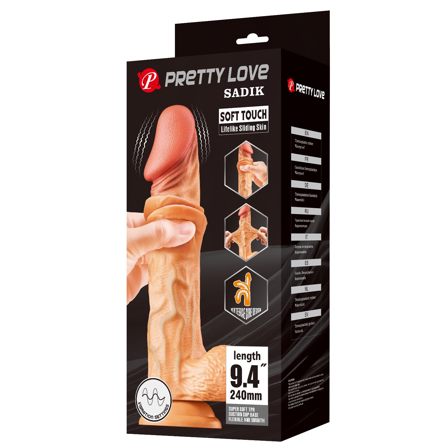 dildo xxl sadik rosa flesh pretty love