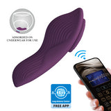 vibratore clitoride mane viola pretty love