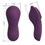 vibratore clitoride mane viola pretty love