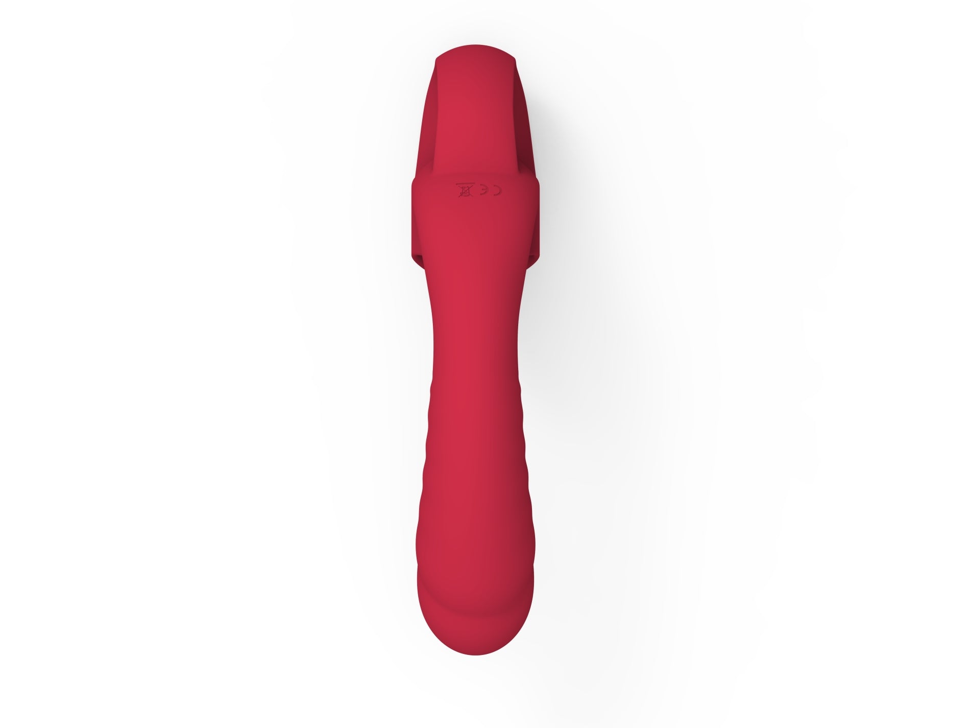 vibratore doppia stimolazione licking rosso